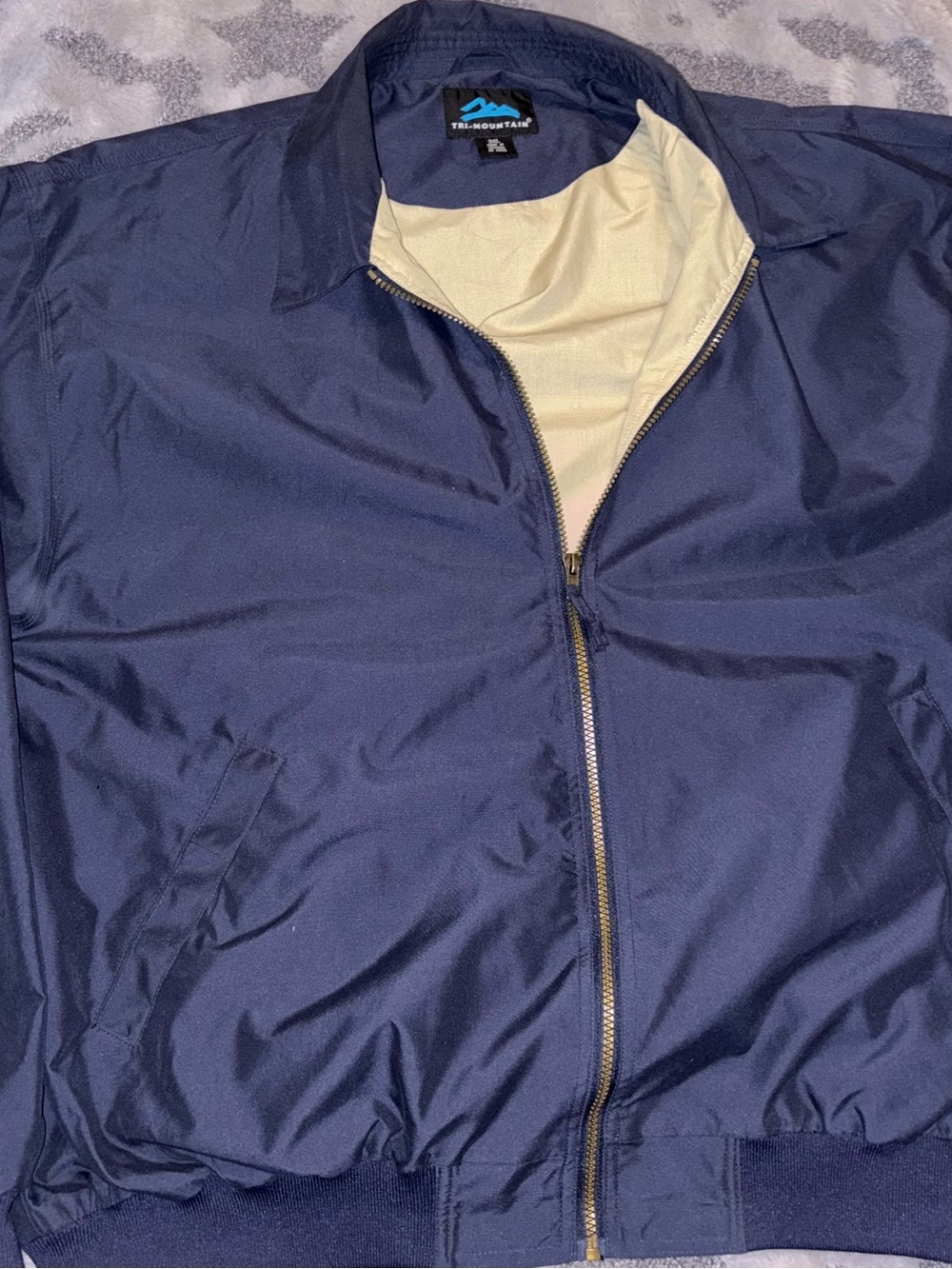 Tri-Mountain Achiever 6000 Microfiber Jacket with a full-zip front~ men’s 3xl~